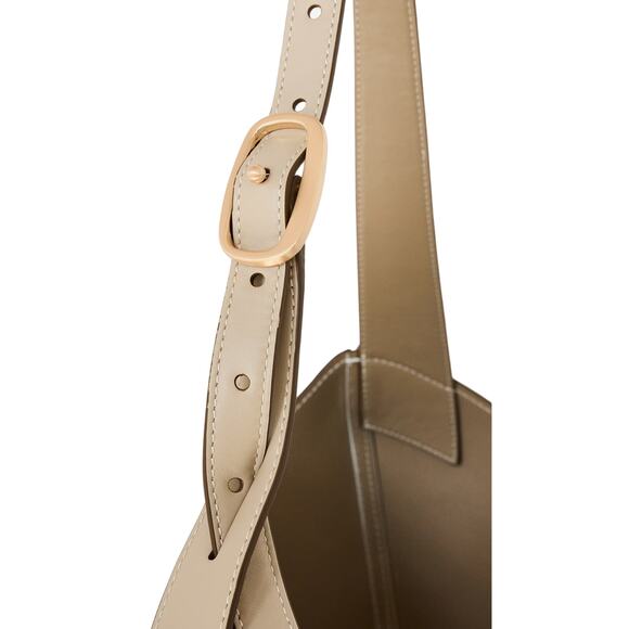 Cult Gaia Odette Leather Tote ~ Mushroom - Picture 3 of 6